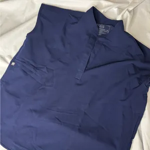Figs Navy Oversized Rafaela Scrub Top thumbnail 3
