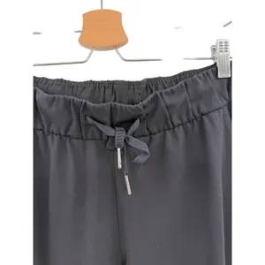 Lululemon On The Fly Pants Black Luxtreme Drawstring Stretch‎ Size 6 thumbnail 2
