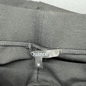 Quince‎ Women's Black Ultra-Stretch Ponte Skinny Pants Size Medium W-PNT-26 thumbnail 5