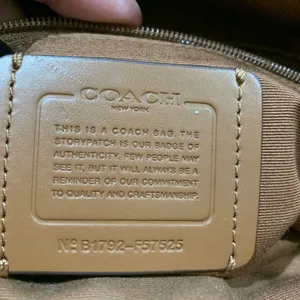 Coach Tan Leather Satchel thumbnail 4