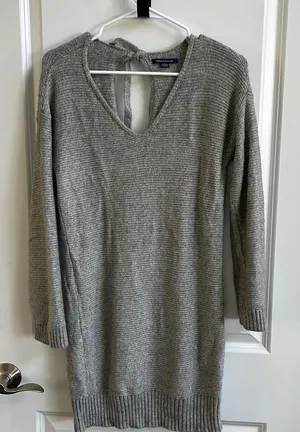 American Eagle Sweater Dress Size Small Gray‎ Gray thumbnail 1