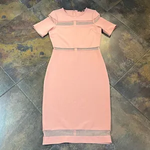 Gianna Bini Jamie Guava Globe Trotter Midi Dress Medium thumbnail 4