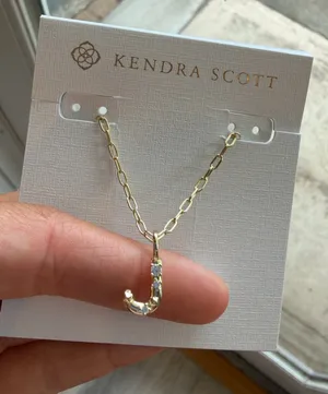 Kendra Scott Necklace “J” thumbnail 1
