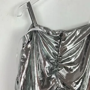 Mistress Rocks NWT Next Up Metallic Silver Mini Skirt Size XS NEW thumbnail 10