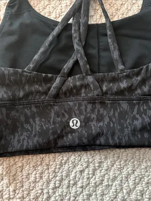 Lululemon Size 2 Energy Athletic Bra Long Line Medium Support Wild Thing Camo thumbnail 6