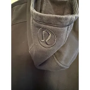 Lululemon Scuba Hoodie Full Zip Black Cotton Fleece Sweatshirt Womens 6 thumbnail 4