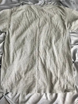 Gildan Heather Gray Tee with Bright Multicolor 'WELLNESS CLUB' Print thumbnail 3