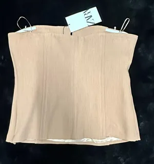 ZARA Beige/Tan  Bustier thumbnail 5