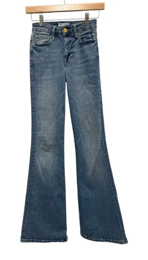 Frame Denim Blue Flare Jeans thumbnail 1
