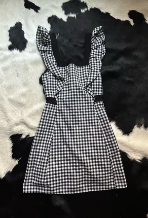 BCBGMAXAZRIA gingham dress thumbnail 1