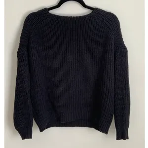 Maeve Anthropologie V neck knit sweater‎ size women's large thumbnail 4