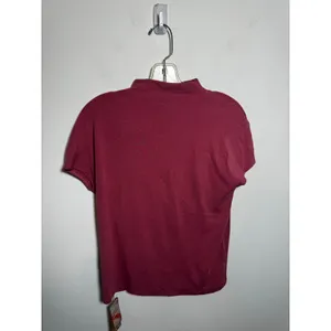 Brand New OGL Women's Size Small Purple/Pink Mock Neck Shirt Top Blouse thumbnail 3