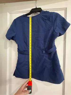 Grey's Anatomy Navy Medical Scrub Top by Barco thumbnail 7