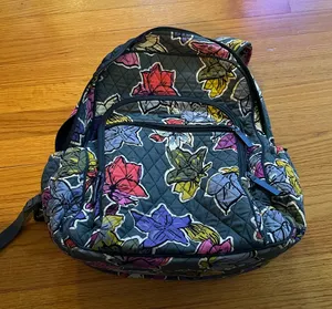 Vera Bradley Multicolor Floral Quilted Backpack thumbnail 1