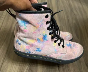 Dr. Martens Sheridan Rainbow Burst Suede Boots thumbnail 10