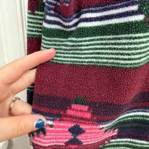 Vintage Blair Aztec tribal layered turtleneck fleece long sleeve sweater medium‎ thumbnail 7