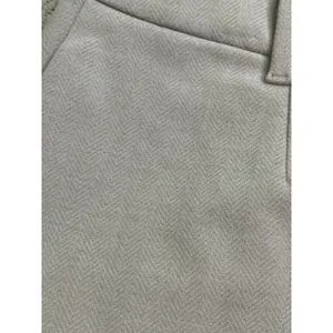 NWT Uniqlo Smart Brushed Herringbone Ankle Trousers Natural Size 30, MSRP $50 thumbnail 11