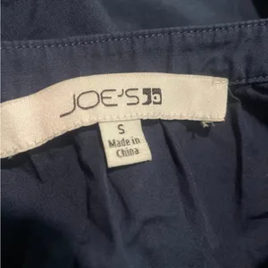 Joe's Jeans Navy Ruffle Sleeve Blouse thumbnail 2