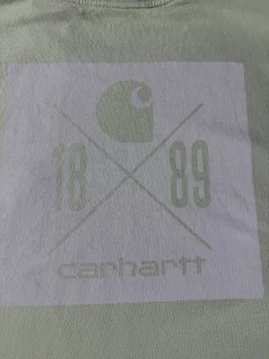 Carhartt 1889 Pocket T Shirt Men’s 2XL Relaxed Fit Green Workwear Graphic thumbnail 6