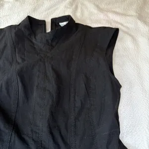 Zara Godet Hem Short Mini Dress ZW Collection Black Size XS thumbnail 5