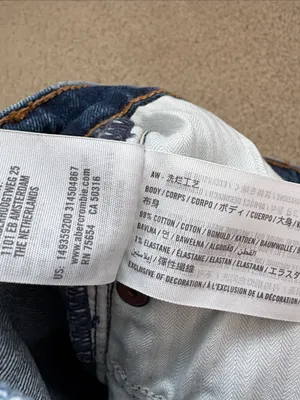 Abercrombie & Fitch High Rise 7 in Denim Shorts | High Rise Shorts | Size 25/0 thumbnail 5
