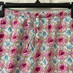 Nick & Nora Hearts Floral Pajama Pants XXL Cotton Y2K Sleepwear Cozy Cottagecore thumbnail 2
