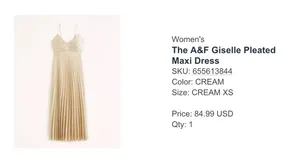 Abercrombie Giselle Pleated Dress thumbnail 4