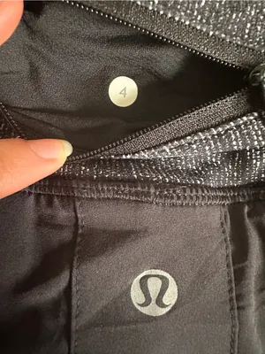 Lululemon Pace Setter Skirt Small 4 Black Burlap white Stretch Tennis Preppy thumbnail 10