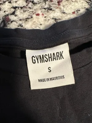 Gymshark Black Crop Tee thumbnail 2