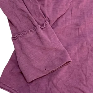 We The Free Long Sleeve Tee Womens Medium Purple Slub Knit Boho Gorpcore thumbnail 4