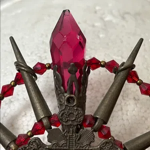 Gothic•Handmade Tiara•Thorns and Roses •Day Of The Dead thumbnail 8