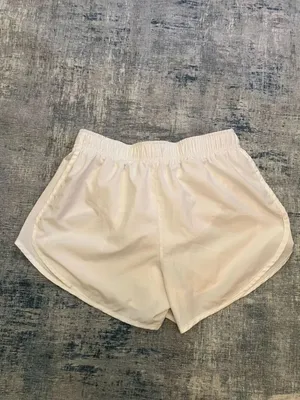 Nike White Tempo Brief Lined Athletic Running Shorts Women's Small thumbnail 2