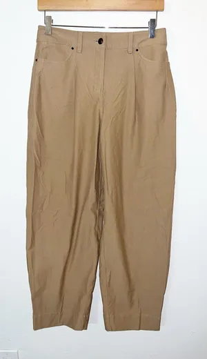 Lululemon City Sleek Mid-Rise Barrel-Leg Pant Filbert Tan Work Pants thumbnail 1