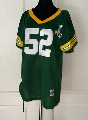 Green Bay Packers #52 Matthews Superbowl Xlv Jersey Nfl Reebok Football thumbnail 1