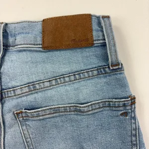 Madewell Perfect Vintage Straight Jeans Womens 23 Blue Light Wash Distressed thumbnail 8