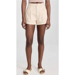 NWT Citizens of Hummanity Franca Pleated Short in Marzipan Cream Size 28 thumbnail 3