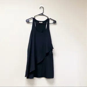 Silence + Noise Urban Outfitters Black Tiered Swing Mini Dress XS thumbnail 2