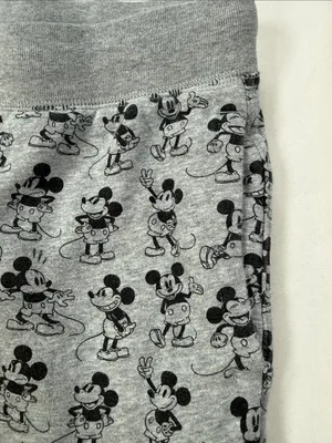 American Eagle Women's Set T-Shirt & Gray Mickey Mouse Print Pajama Joggers thumbnail 3