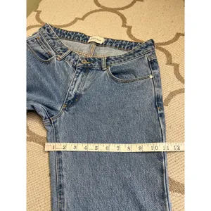 Abrand A ’99 Low Straight Jeans 90s Y2K Low Rise Blue Denim Size 29 Style 72468 thumbnail 8