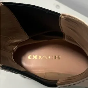 Coach Cream and Black Ankle Booties thumbnail 8