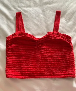 Red Crop Top thumbnail 1