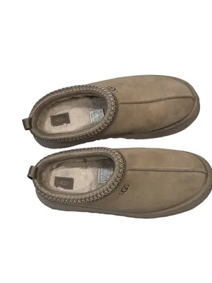 UGG Tazz Mustard Seed Size 12 Platform Slippers - Beige Pre-Owned thumbnail 6