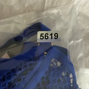 Victorias Secret Very Sexy Blue Fishnet Mesh Strappy‎ Low Cut Demi Bra Large NEW thumbnail 11
