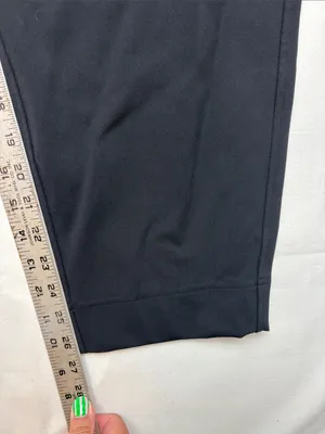 Lululemon womens large tapered leg mid rise 7/8 pant black athletic crop casual thumbnail 7