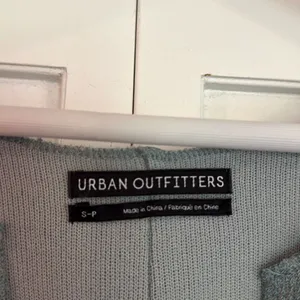 Urban Outfitters Jax turquoise inside out cropped notch neck sweater small thumbnail 5