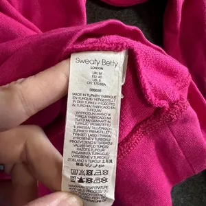 Sweaty Betty After Class Hoodie Pink Thumbhole Sweatshirt SB9586 Womens Size 8 M thumbnail 4