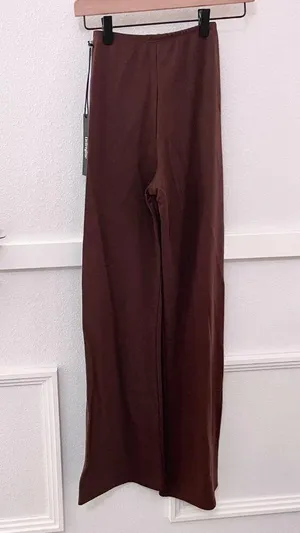 NWT Civil Regime Eternal Bloom Sculpt Flare Leggings Mocha Brown Size S thumbnail 7