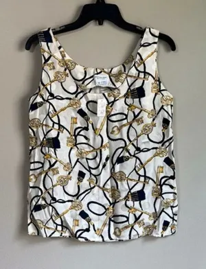 NWT Cynthia Epsy fine accessories‎ small silk top thumbnail 1