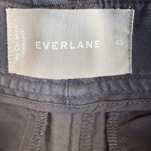 Everlane Wide Leg Pleated Trousers Womens 4S Charcoal Grey High Rise Casual Work thumbnail 3