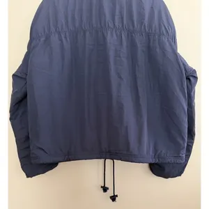 Free People Movement‎ Off The Bleachers Coaches Jacket Navy Blue Women's Small thumbnail 6